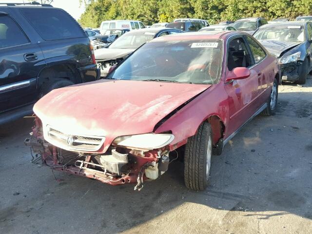 19UYA1258VL009163 - 1997 ACURA 2.2CL Կարմիր լուսանկար 2