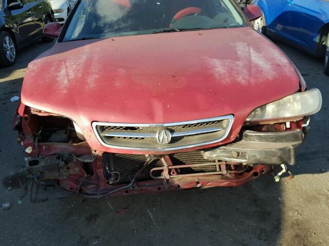 19UYA1258VL009163 - 1997 ACURA 2.2CL Կարմիր լուսանկար 9