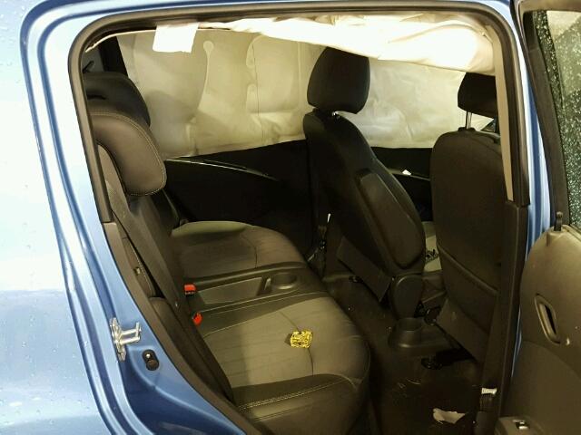 KL8CD6S99FC739464 - 2015 CHEVROLET SPARK 1LT Синий фото 6