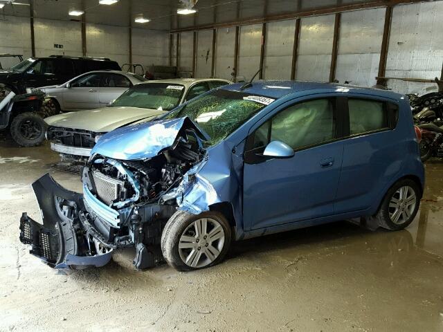 KL8CD6S99FC739464 - 2015 CHEVROLET SPARK 1LT Синий фото 9