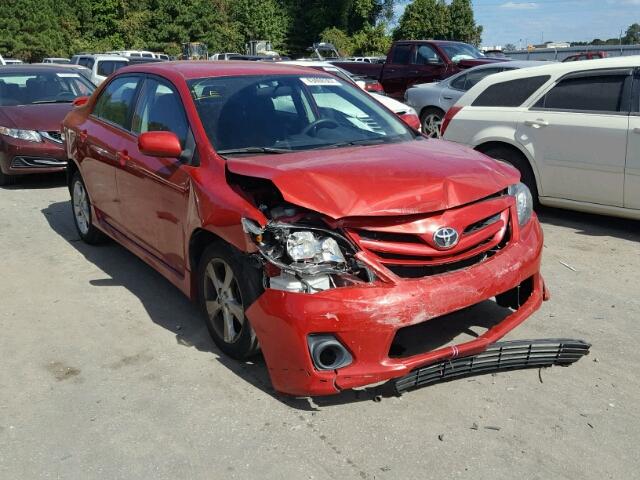 5YFBU4EE3DP181468 - 2013 TOYOTA COROLLA BA RED photo 1
