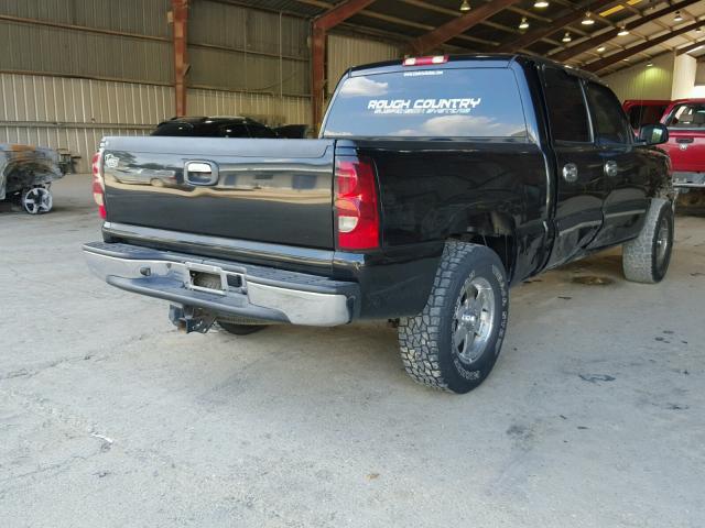 2GCEC13TX61167729 - 2006 CHEVROLET SILVERADO BLACK photo 4