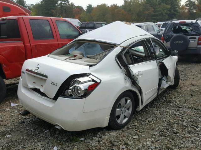 1N4AL21E68N523853 - 2008 NISSAN ALTIMA 2.5 WHITE photo 4