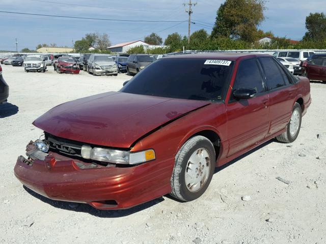 1G3WH52M3TF314114 - 1996 OLDSMOBILE CUTLASS SU MAROON photo 2