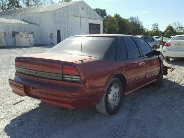 1G3WH52M3TF314114 - 1996 OLDSMOBILE CUTLASS SU MAROON photo 4