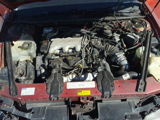 1G3WH52M3TF314114 - 1996 OLDSMOBILE CUTLASS SU MAROON photo 7