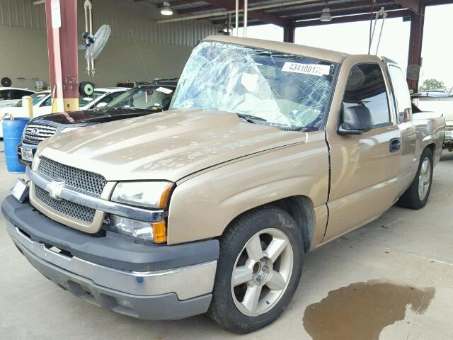 2GCEC19V741180492 - 2004 CHEVROLET SILVERADO GOLD photo 2