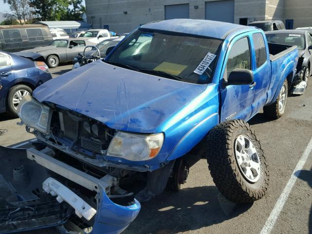 5TEUU42N66Z164755 - 2006 TOYOTA TACOMA ACC BLUE photo 2