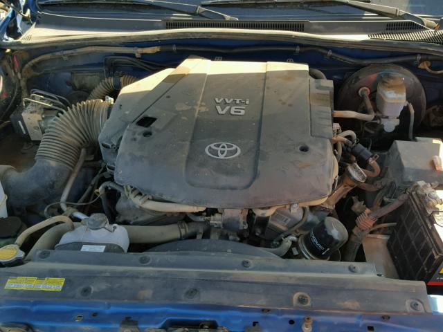 5TEUU42N66Z164755 - 2006 TOYOTA TACOMA ACC BLUE photo 7