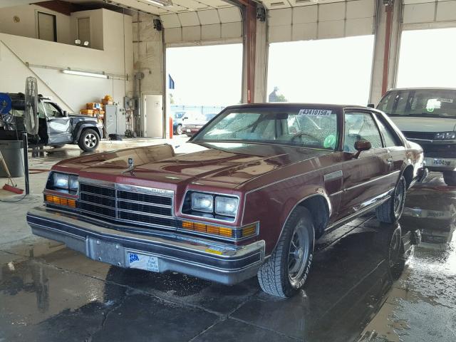 4F3738H519794 - 1978 BUICK LE SABRE RED photo 2