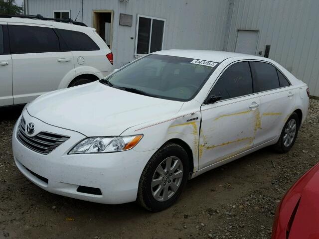 4T1BB46K89U106779 - 2009 TOYOTA CAMRY HYBR WHITE photo 9