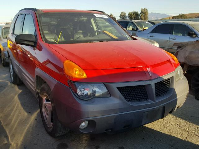 3G7DA03E51S502162 - 2001 PONTIAC AZTEK RED photo 1