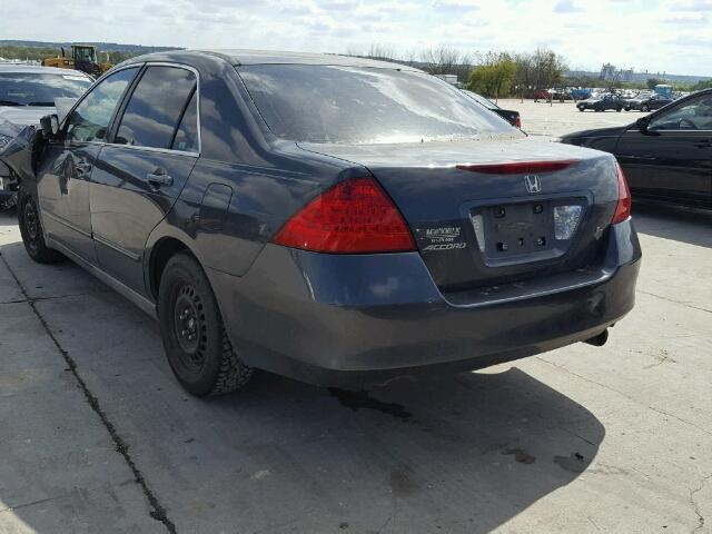 3HGCM56476G703092 - 2006 HONDA ACCORD GRAY photo 3