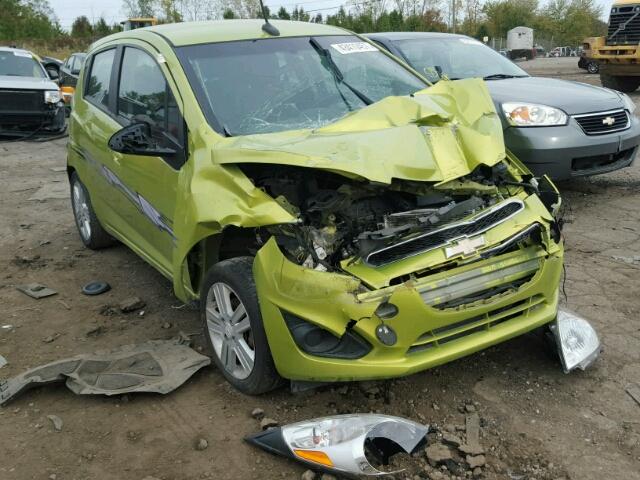 KL8CD6S95DC501852 - 2013 CHEVROLET SPARK 1LT Зеленый фото 1