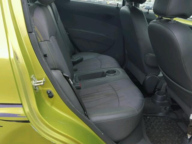 KL8CD6S95DC501852 - 2013 CHEVROLET SPARK 1LT Зеленый фото 6