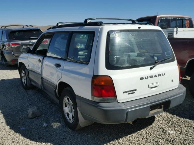 JF1SF6357WG768582 - 1998 SUBARU FORESTER L WHITE photo 3