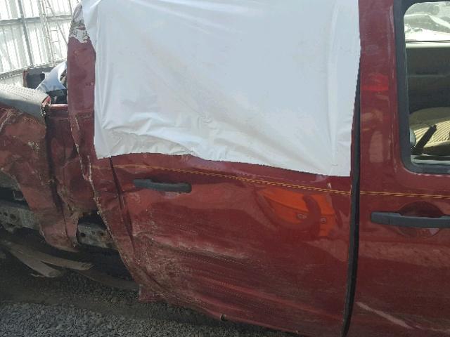 1N6AD07W37C421154 - 2007 NISSAN FRONTIER C RED photo 6