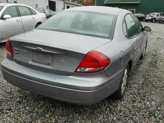 1FAFP56U57A137376 - 2007 FORD TAURUS BLUE photo 4