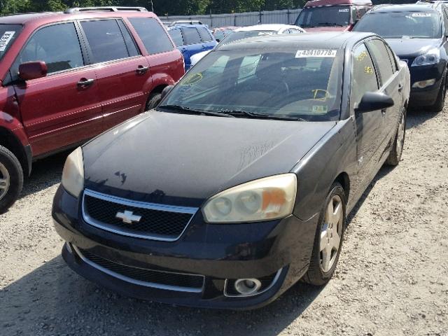 1G1ZW53146F280897 - 2006 CHEVROLET MALIBU SS BLACK photo 2