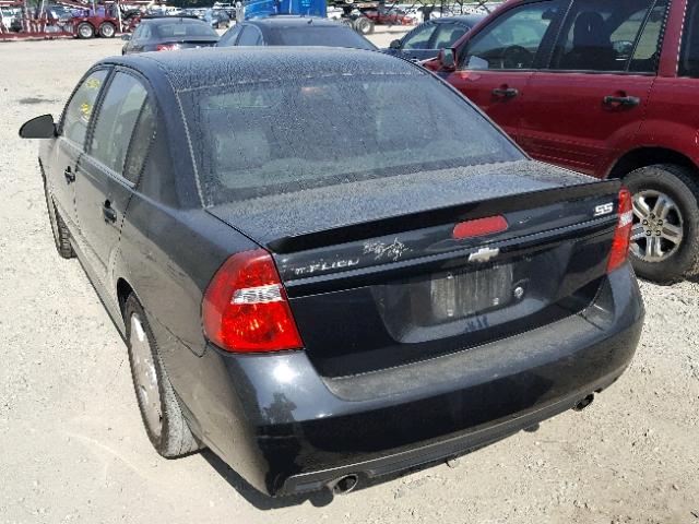 1G1ZW53146F280897 - 2006 CHEVROLET MALIBU SS BLACK photo 3