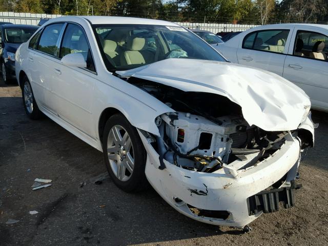 2G1WB5EK0A1247965 - 2010 CHEVROLET IMPALA WHITE photo 1