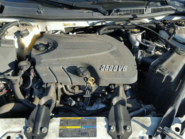 2G1WB5EK0A1247965 - 2010 CHEVROLET IMPALA WHITE photo 7