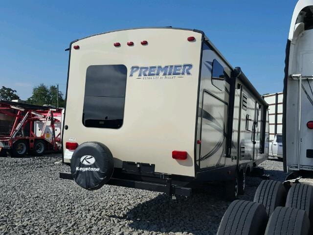 4YDT34B25HD420493 - 2017 KEYSTONE PREMIER BEIGE photo 4