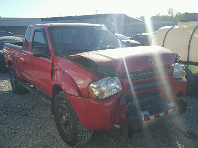 1N6ED26T44C413144 - 2004 NISSAN FRONTIER K RED photo 1