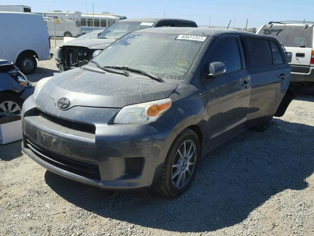 JTKKU4B4XB1014188 - 2011 TOYOTA SCION XD GRAY photo 2