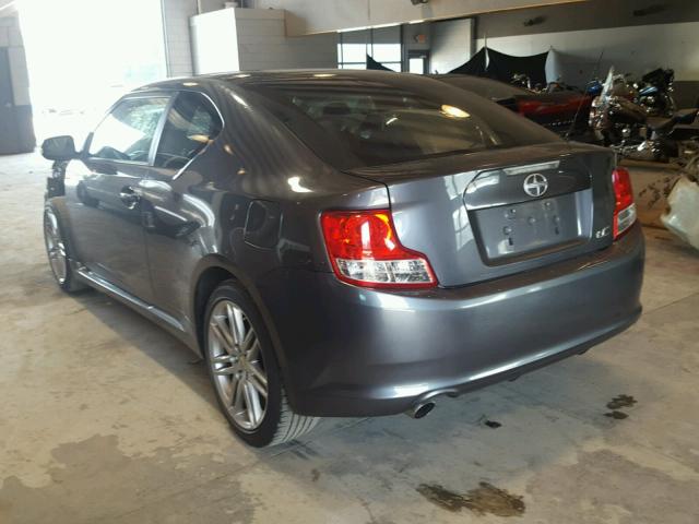 JTKJF5C71B3004786 - 2011 TOYOTA SCION TC 灰色 照片 3