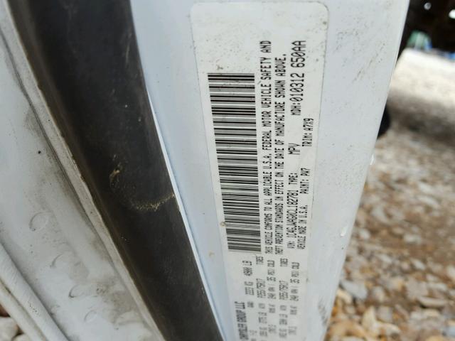 1C4GJWAG0CL182781 - 2012 JEEP WRANGLER S თეთრი ფოტო 10