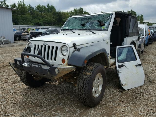 1C4GJWAG0CL182781 - 2012 JEEP WRANGLER S თეთრი ფოტო 2