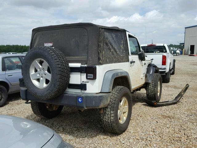 1C4GJWAG0CL182781 - 2012 JEEP WRANGLER S თეთრი ფოტო 4