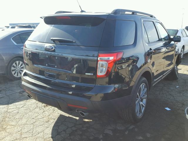 1FM5K8D80FGA13387 - 2015 FORD EXPLORER X BLACK photo 4