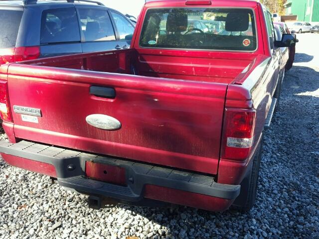 1FTLR4FE0BPA90645 - 2011 FORD RANGER RED photo 4