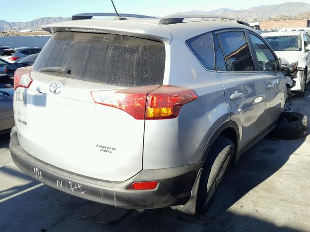 2T3DFREVXFW266395 - 2015 TOYOTA RAV4 LIMIT SILVER photo 4