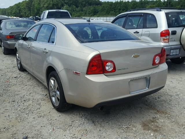 1G1ZC5EB7AF147378 - 2010 CHEVROLET MALIBU 1LT TAN photo 3