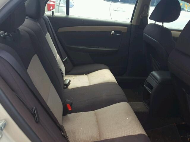 1G1ZC5EB7AF147378 - 2010 CHEVROLET MALIBU 1LT TAN photo 6