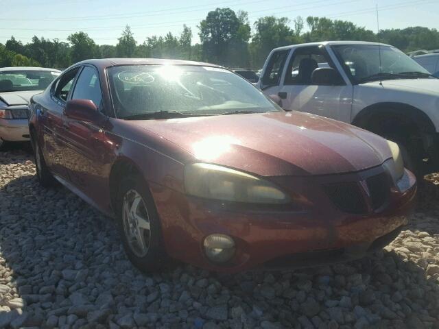 2G2WP522X41196576 - 2004 PONTIAC GRAND PRIX BURGUNDY photo 1