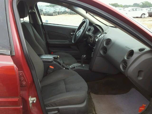 2G2WP522X41196576 - 2004 PONTIAC GRAND PRIX BURGUNDY photo 5