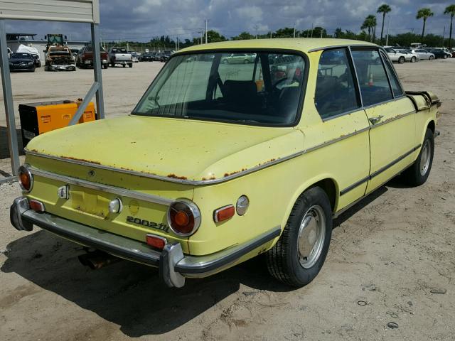 2761242 - 1972 BMW 2002TII YELLOW photo 4