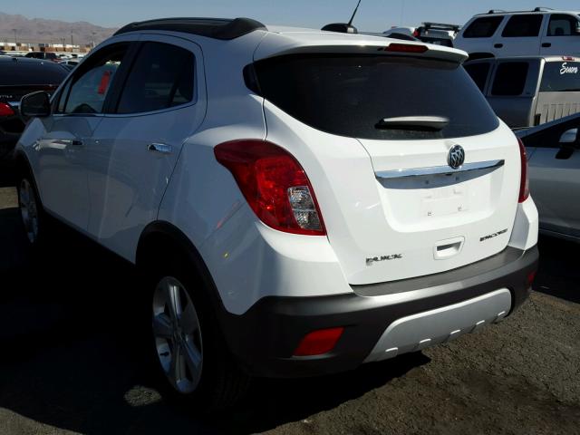 KL4CJASB6GB664780 - 2016 BUICK ENCORE WHITE photo 3