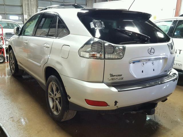 JTJHW31U560044313 - 2006 LEXUS RX 400 SILVER photo 3