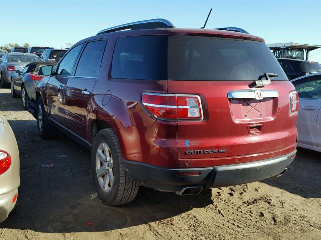 5GZER23768J175096 - 2008 SATURN OUTLOOK XR მუქწითელი ფოტო 3