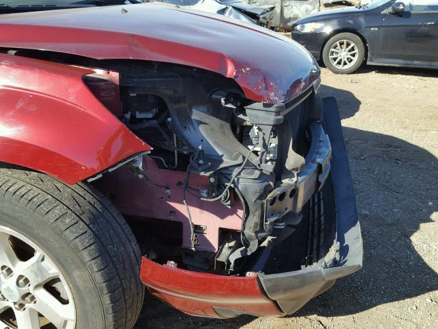 5GZER23768J175096 - 2008 SATURN OUTLOOK XR მუქწითელი ფოტო 9