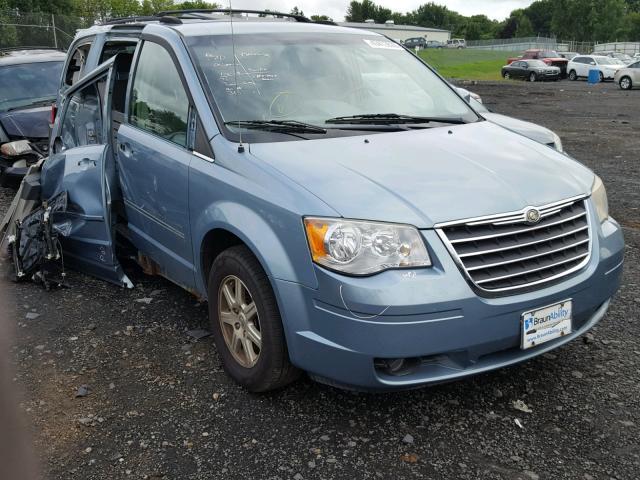 2A8HR54P78R779484 - 2008 CHRYSLER TOWN & COU BLUE photo 1