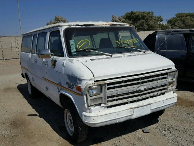 1GCGG35M1F7168625 - 1985 CHEVROLET G30 WHITE photo 1