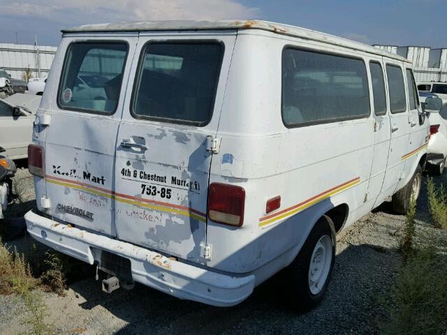 1GCGG35M1F7168625 - 1985 CHEVROLET G30 WHITE photo 4