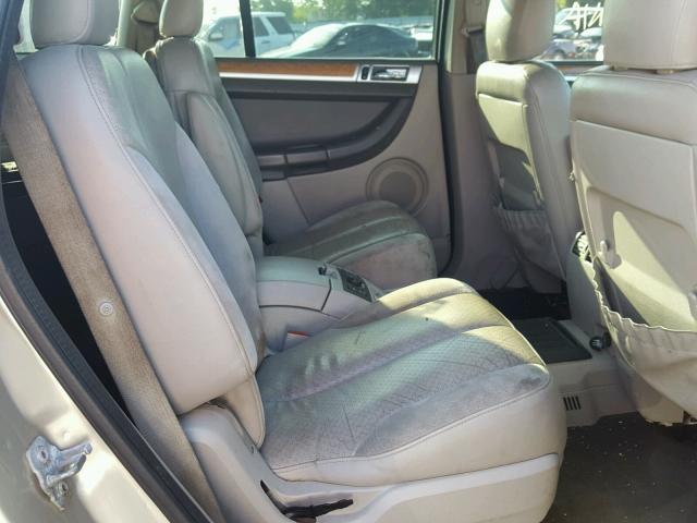 2C8GF78495R584083 - 2005 CHRYSLER PACIFICA L ოქროსფერი ფოტო 6