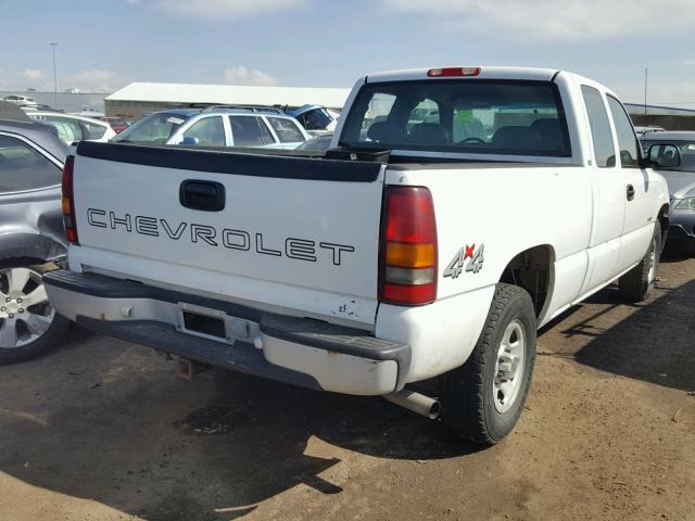 2GCEK19V611329408 - 2001 CHEVROLET SILVERADO WHITE photo 4